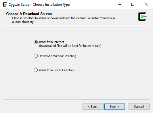 cygwin installation missing gcc